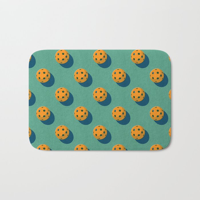 BALLS Pickleball - pattern Bath Mat Gallery Image 1