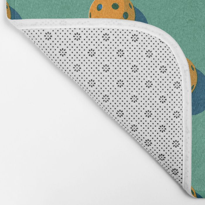 BALLS Pickleball - pattern Bath Mat Gallery Image 2
