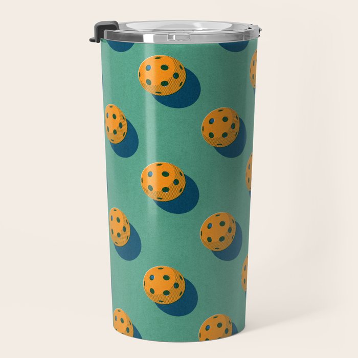 BALLS Pickleball - pattern Travel Mug Gallery Image 3