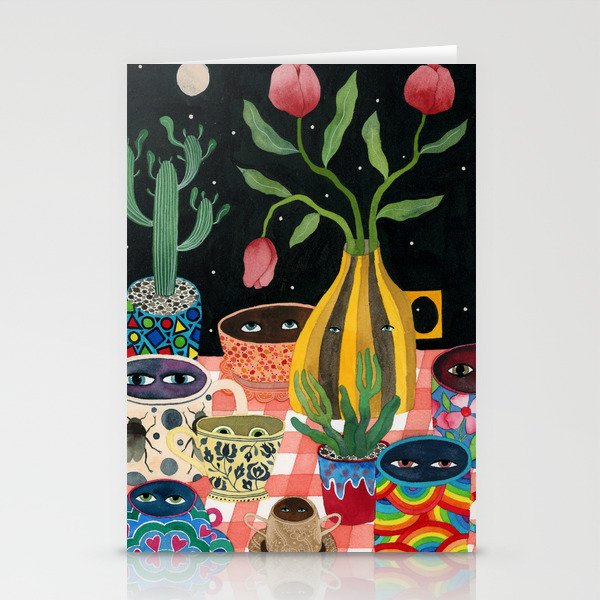 Suspicious mugs 2 Stationery Card Gallery Image 2