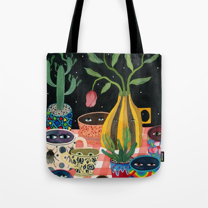 Suspicious mugs 2 Tote Bag Gallery Image 1