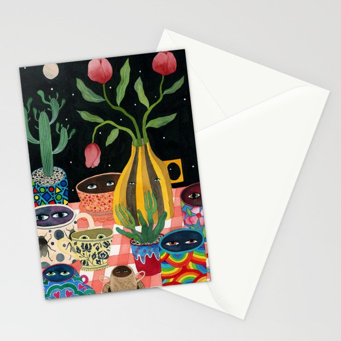 Suspicious mugs 2 Stationery Card Gallery Image 2