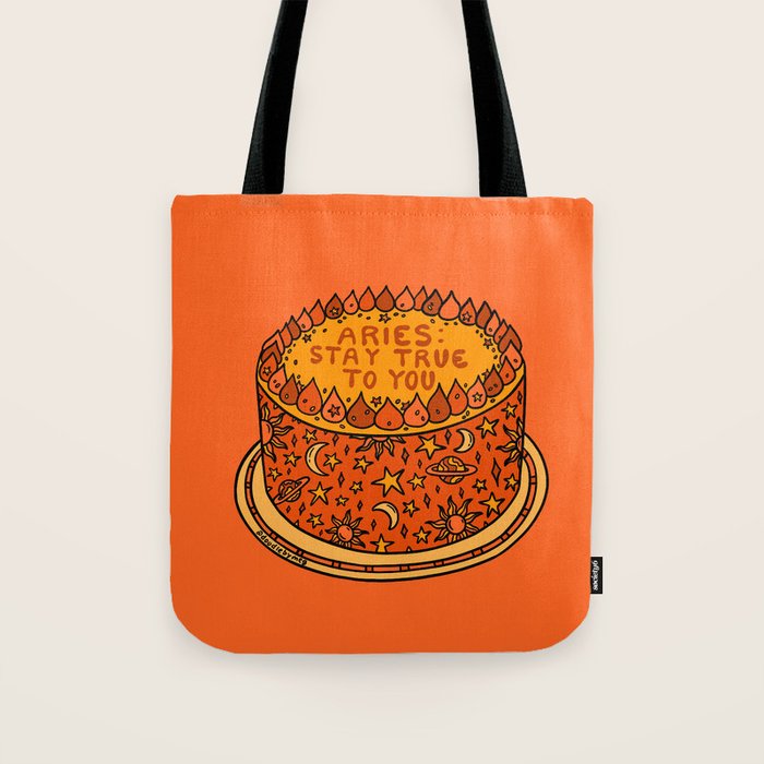 Aries Cake Tote Bag Gallery Image 1