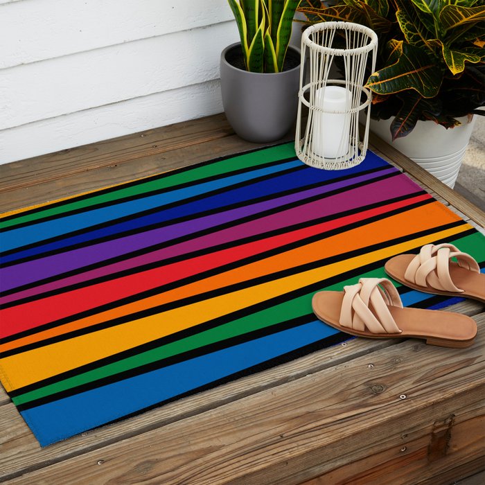 Spectrum Game Board Outdoor Rug Gallery Image 2