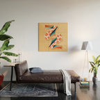 Disco Platforms â Retro Rainbow Wood Wall Art Gallery Image 2