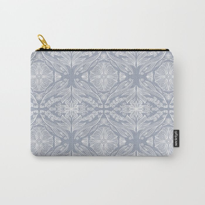 Pattern 9 Blue Grey Carry All Pouch Gallery Image 1