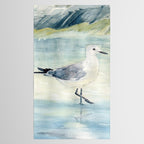 Seagull on the beach Tablecloth Gallery Image 2
