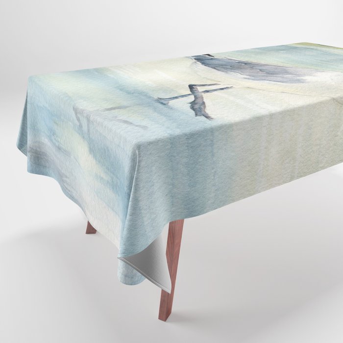 Seagull on the beach Tablecloth Gallery Image 1