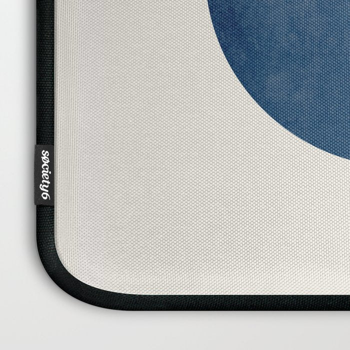 Circle color pieces abstract geometric Laptop Sleeve Gallery Image 3