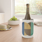 Circle color pieces abstract geometric Wine Chiller Gallery Image 4