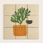 Bronze Vase & Leaves: Matisse Edition | Mid Century Series Wood Wall Art Gallery Image 1