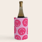 Hot Pink Smiley Faces Wine Chiller Gallery Image 2