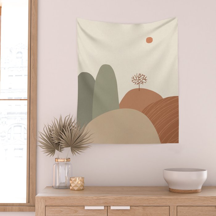 Mountains #2 Wall Tapestry Gallery Image 2