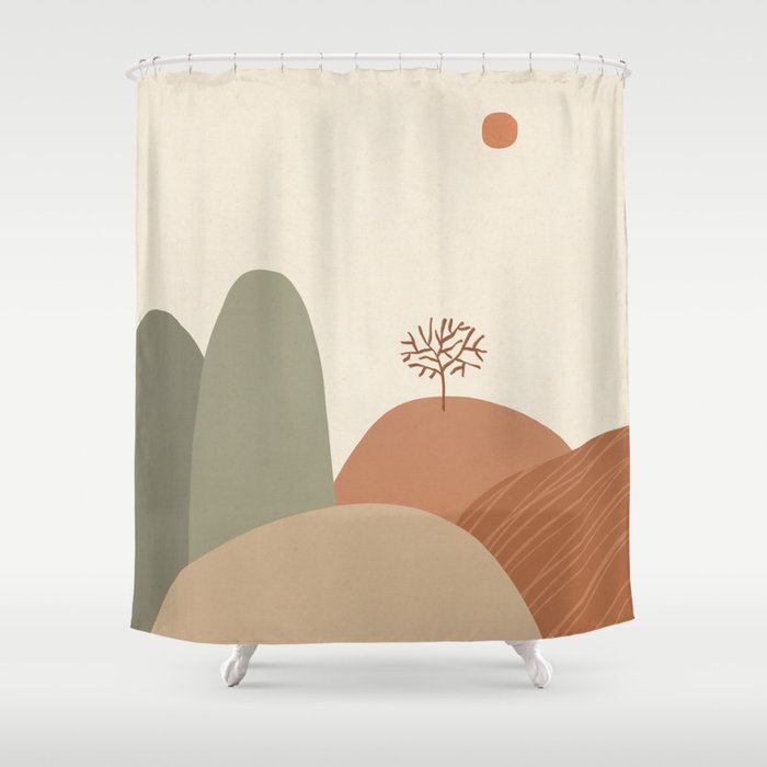 Mountains #2 Shower Curtain Gallery Image 1