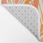 Colorful Tropical Flora - Retro Palette Bath Mat Gallery Image 2