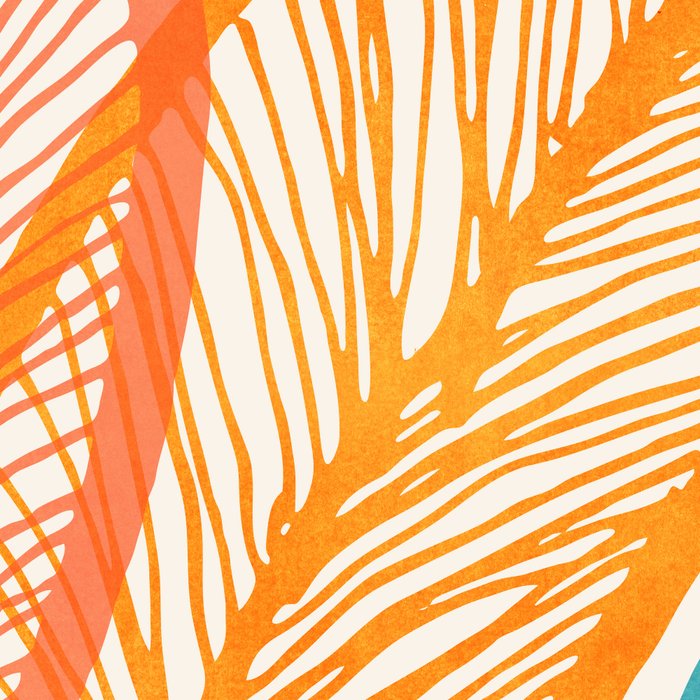 Colorful Tropical Flora - Retro Palette Coffee Mug Gallery Image 2