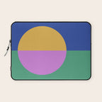 Color Block Abstract III Laptop Sleeve Gallery Image 1