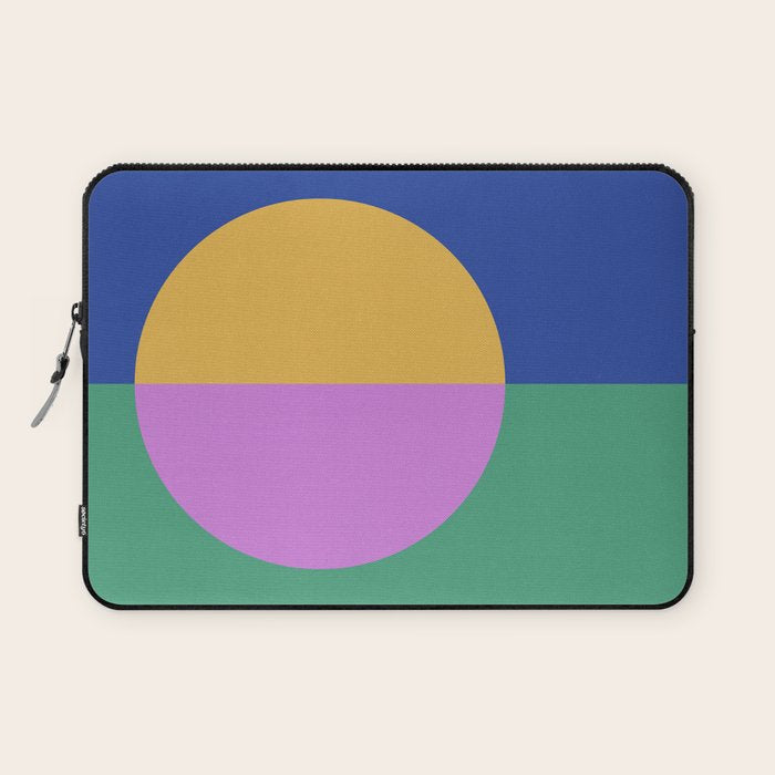 Color Block Abstract III Laptop Sleeve Gallery Image 1