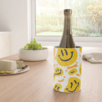 Yellow Dripping Smiley Faces Wine Chiller Gallery Image 4