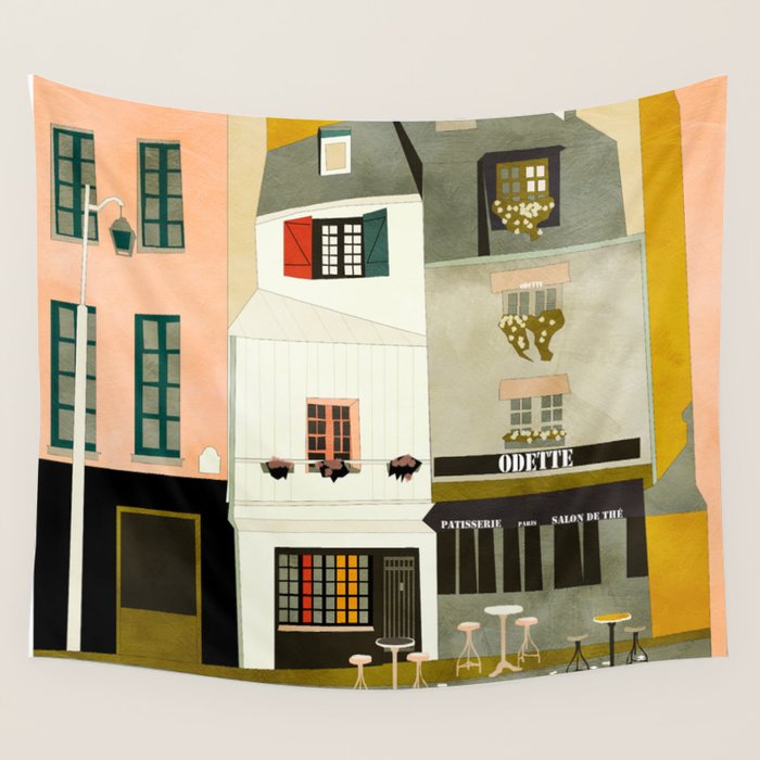 Paris Wall Tapestry Gallery Image 4