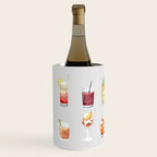 Classic Watercolor Cocktails Drinks Wine Chiller Gallery Image 2