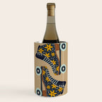 Retro Roller Skates - Teal & Yellow Palette Wine Chiller Gallery Image 1