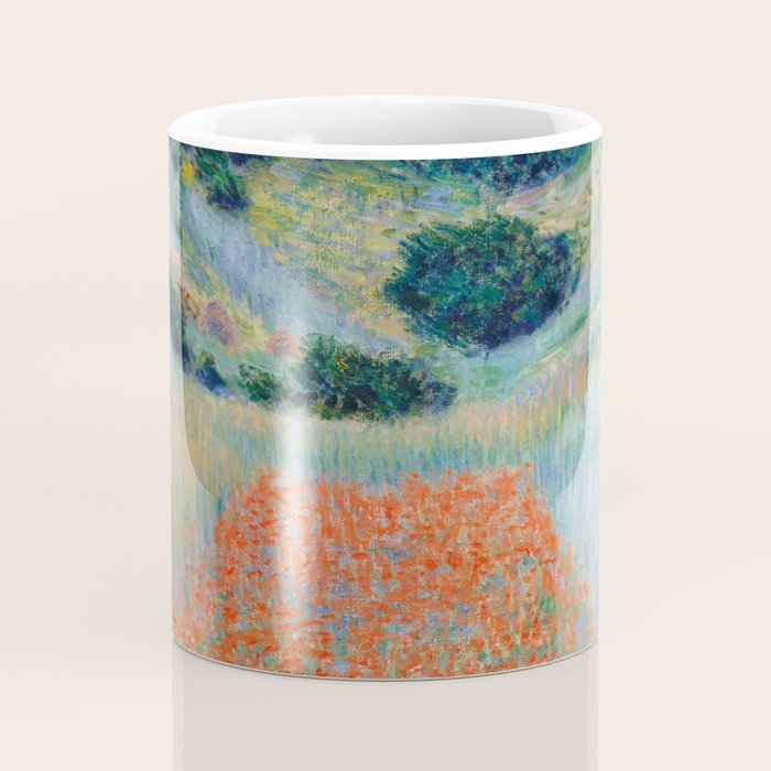 Poppy Field in a Hollow near Giverny Claude Monet Coffee Mug Gallery Image 4