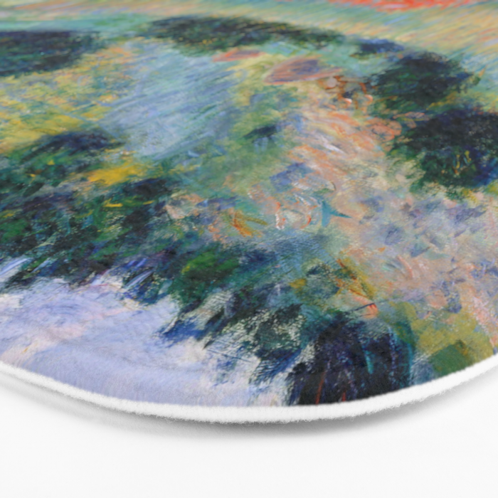 Poppy Field in a Hollow near Giverny Claude Monet Bath Mat Gallery Image 3
