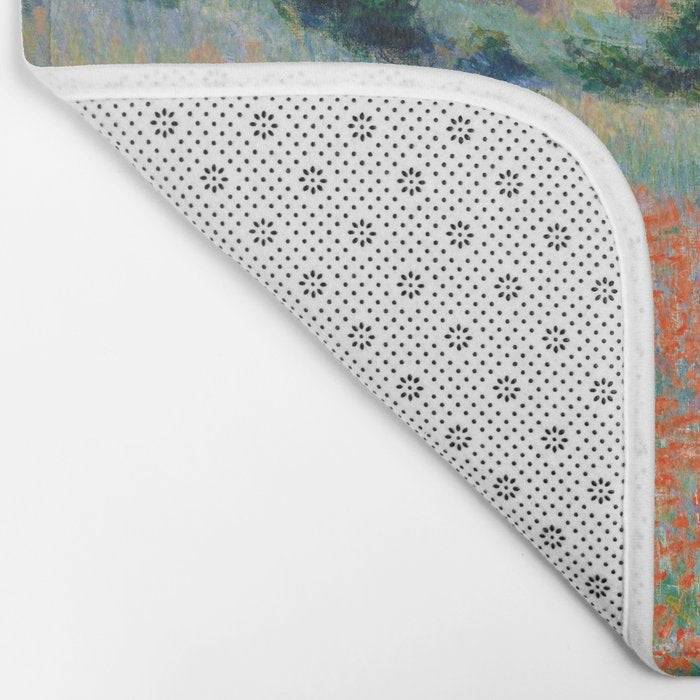Poppy Field in a Hollow near Giverny Claude Monet Bath Mat Gallery Image 2