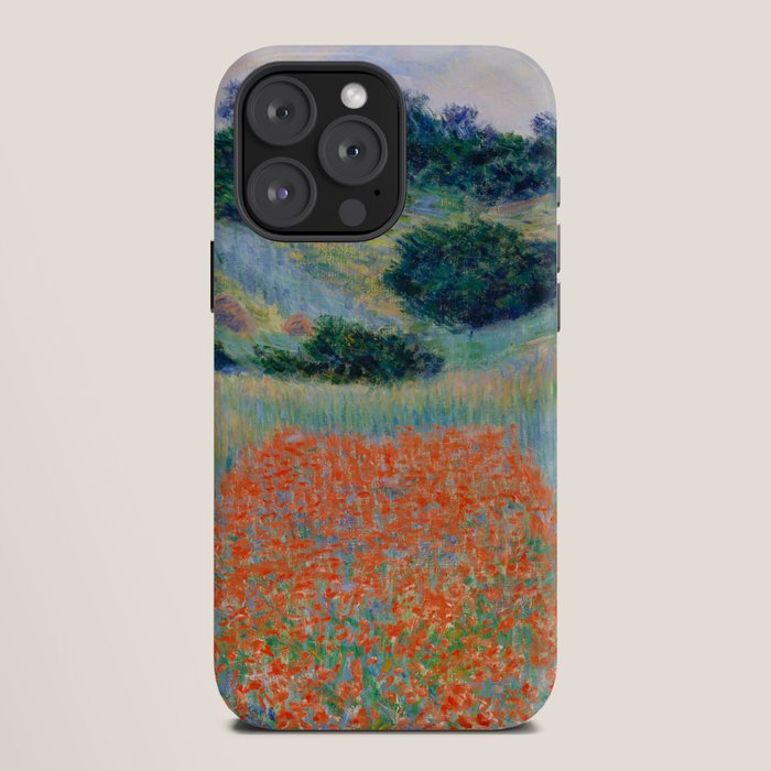 Poppy Field in a Hollow near Giverny Claude Monet iPhone Case Gallery Image 12