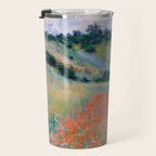 Poppy Field in a Hollow near Giverny Claude Monet Travel Mug Gallery Image 3