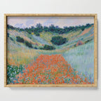 Poppy Field in a Hollow near Giverny Claude Monet Serving Tray Gallery Image 1