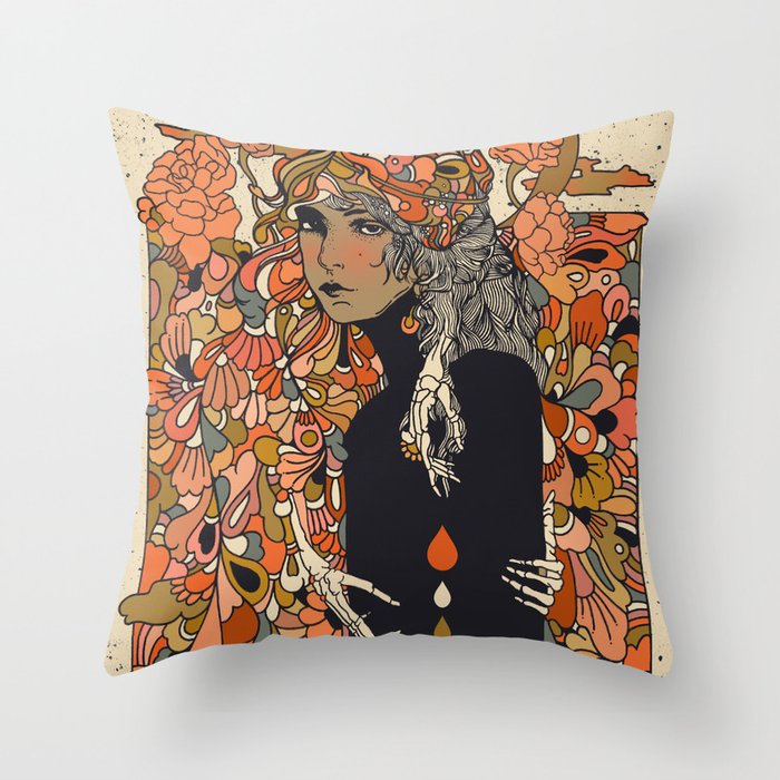 RUBY Throw Pillow Gallery Image 1