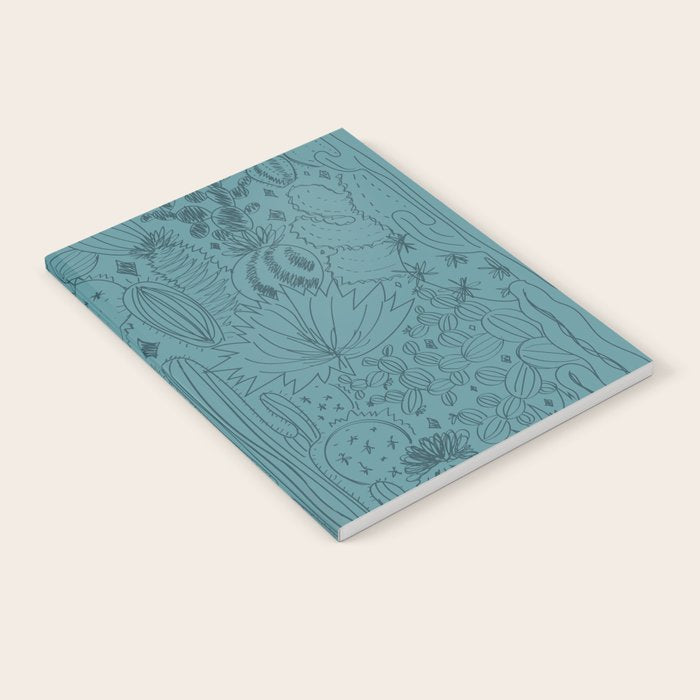 Cactus Scene in Blue Notebook Gallery Image 2