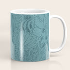 Cactus Scene in Blue Coffee Mug Gallery Image 1