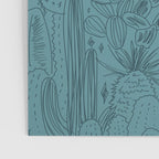 Cactus Scene in Blue Poster Gallery Image 3