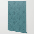 Cactus Scene in Blue Wallpaper Gallery Image 2