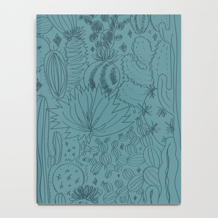 Cactus Scene in Blue Notebook Gallery Image 4