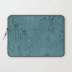 Cactus Scene in Blue Laptop Sleeve Gallery Image 1