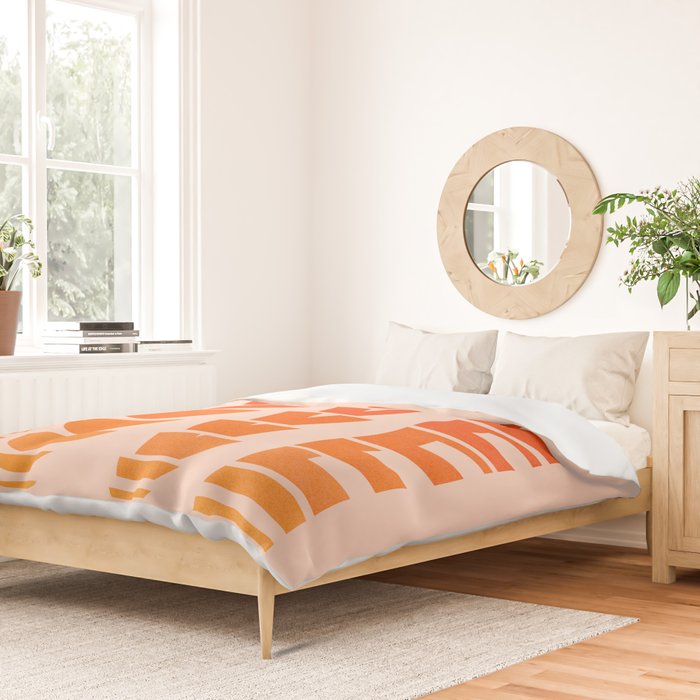 Abstraction_LOVE_SUNSET_Minimalism_001 Duvet Cover Gallery Image 2