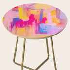 Summer Pink Pastel Abstract  Side Table Gallery Image 2