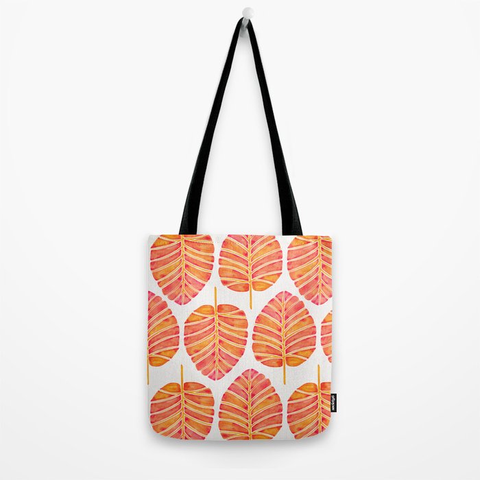 Elephant Ear Alocasia - Peach Palette Tote Bag Gallery Image 2