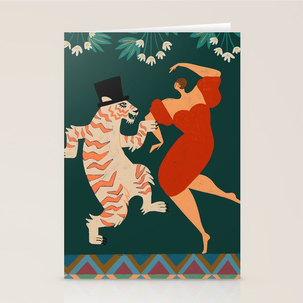 A Date With The Wild Cat  Stationery Card Gallery Image 2
