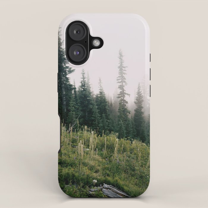 Foggy Green Forest iPhone Case Gallery Image 1