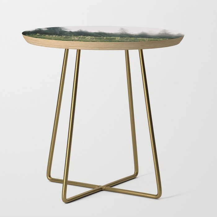 Foggy Green Forest Side Table Gallery Image 1