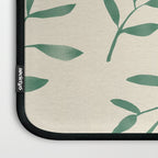 Leaf Pattern Watercolor - Green Laptop Sleeve Gallery Image 3
