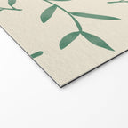 Leaf Pattern Watercolor - Green Welcome Mat Gallery Image 2