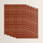 Country Western Pattern in Terracotta Earthtones Wrapping Paper Gallery Image 3