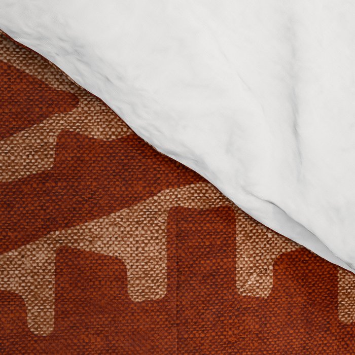 Country Western Pattern in Terracotta Earthtones Comforter Gallery Image 4