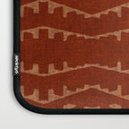 Country Western Pattern in Terracotta Earthtones Laptop Sleeve Gallery Image 3